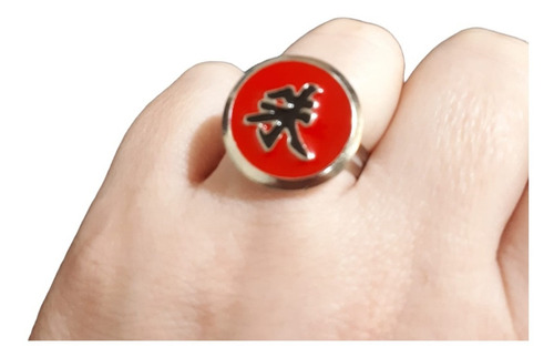 Colar Itachi Uchiha + Anel Akatsuki Itachi Regulável
