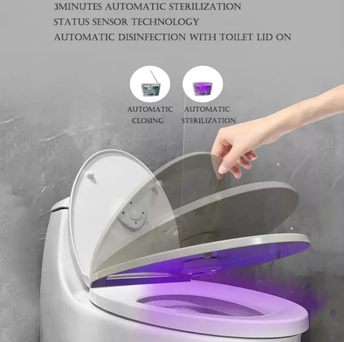 Lampara Led Uv Luz Ultravioleta Recargable Wc Esterilizador