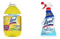 Comprar Lysol Limpiador Desinfectante Multiusos, Aroma Citrus, 5l +