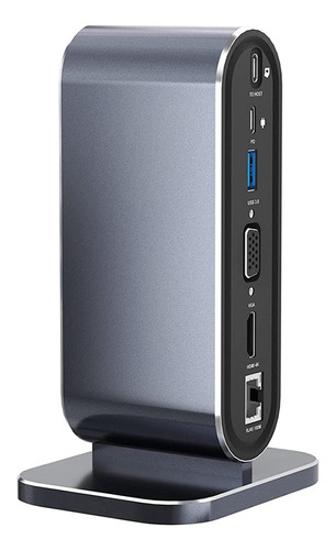 Estación De Acoplamiento Usb C 12 En 1, Usb C Hub Dock, Pant