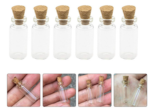 Frascos De Vidrio, Botella De Corcho, Botella De Deseos, 100