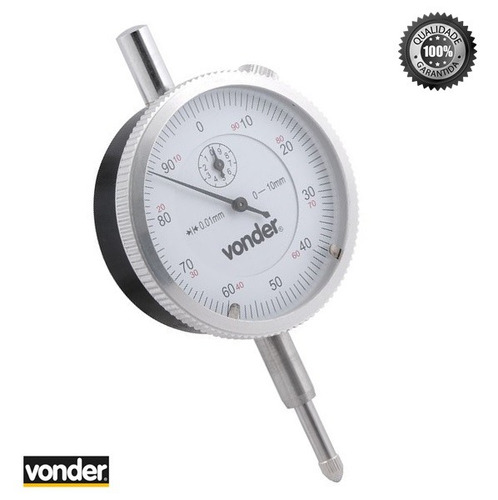 Relógio Comparador Analógico 10mm - Vonder Profissional #top
