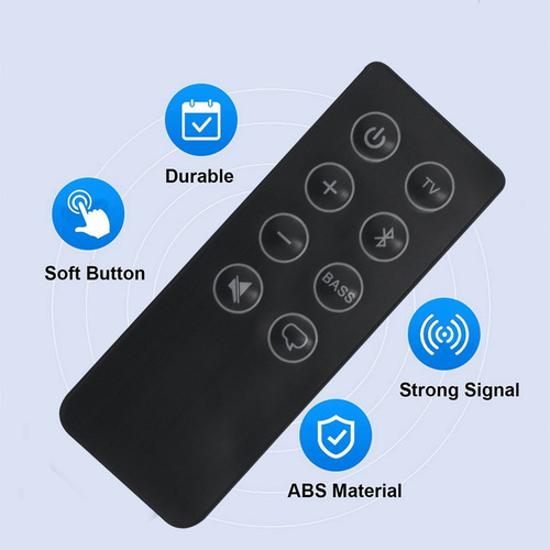 Control Remoto De Audio Multimedia Doméstico De 3 Reproducto