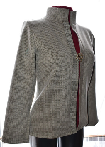 Chaqueta Broche Formal Mujer