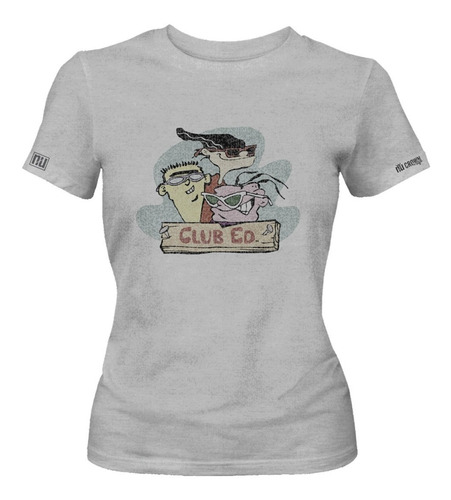 Camiseta Ed Edd Y Eddy Club Ed Póster Serie Dama Mujer Ikgd