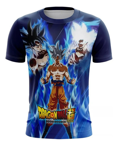 Playera Sublimada Goku Ultra Talla Extra