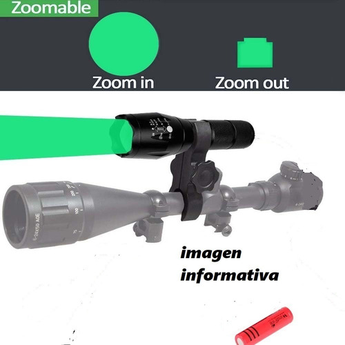 Soporte Linterna P/ Rifles, Miras Bicicletas 360º Polymero
