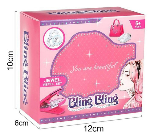 Shaoke Bling Gem Hair Stamper, Herramientas De Maquillaje