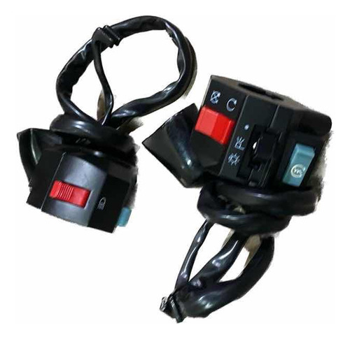 Comandos De Luces Zanella Ztt 200 Motard Original Juego