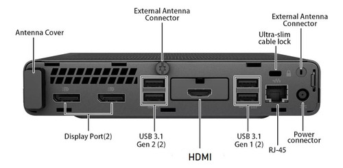 Cpu Hp Prodesk 600 G5 Tiny Core I5 9th Gen 32gb Ram 1tb Ssd (Reacondicionado)