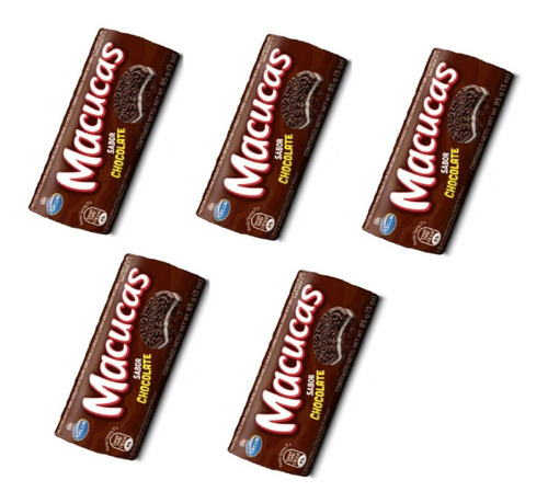 Pack X 5 Galletitas Macucas X 123grs