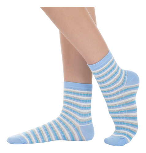 Calcetines A La Pantorrilla Con Lurex