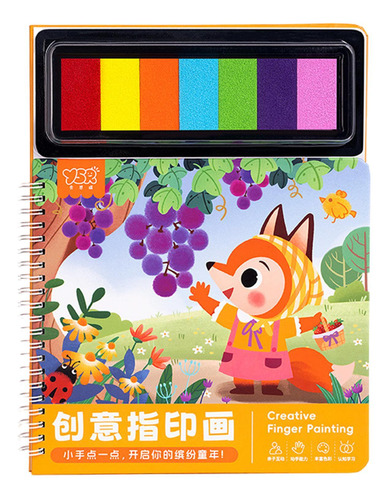 Libro Para Colorear Con Pintura De Dedos Libro De Actividade
