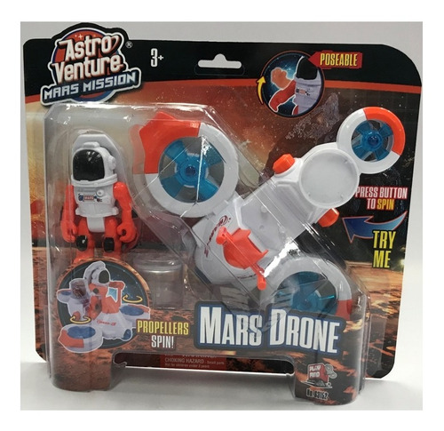 Astro venture Set astronauta Con Drone Espacial Mision Marte