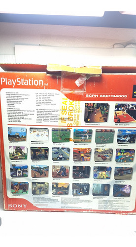 Playstation 1 Fat + Jogos Cinza (Usado)