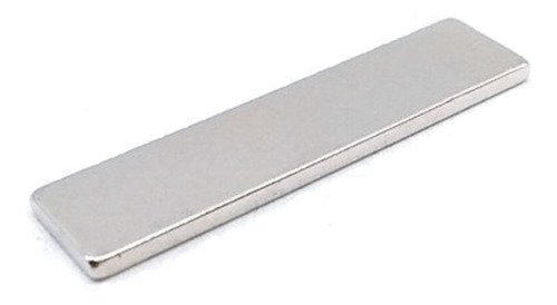 5pcs Imã De Neodimio Super Forte Retangular 40x10x2mm - N35
