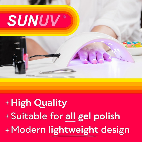 Lámpara Secadora De Uñas Led Uv 24w Doble Fuente De Luz