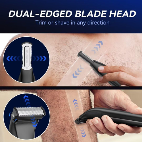 Recortadora De Vello Corporal Maxgroom Manscape 2 En 1 Para
