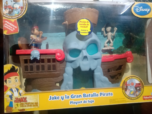 Disney Fisher Price Jake Y La Gran Batalla Pirata Aún Nuevo
