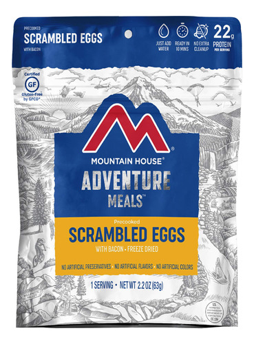 Mountain House Huevos Revueltos Con Tocino | Alimentos Liofi