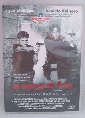 Dvd A Sangue Frio - Benicio Del Toro * Original