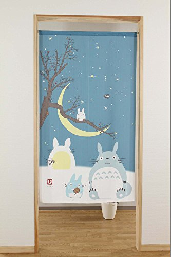 Estudio Ghibuli Totoro Noren Cortina Tapicería Invierno Ciel