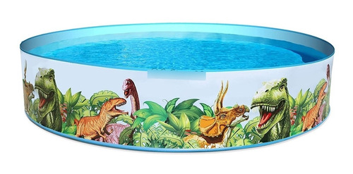  Piscina Rígida Dinosaurios Bestway Fácil De Armar 244x46cm