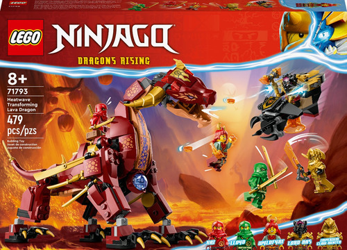 Lego Ninjago Dragón De Lava Transformable De Heatwave 71793