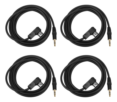 4 Conectores Estéreo De 3,5 Mm Para Coche Auxiliar /jvc Ai-n