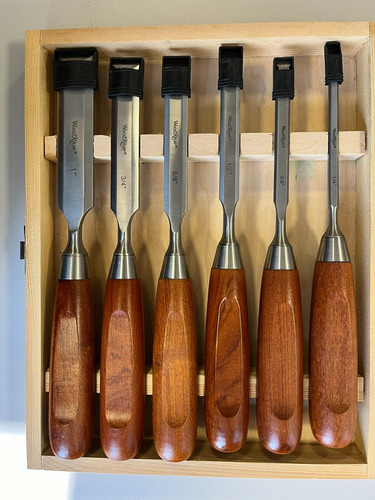 Woodriver 6 Piece Bench Chisel Set (Usado)