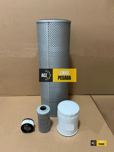 Conjunto Filtros Hidráulico Escavadeira Hyundai R160lc-9s