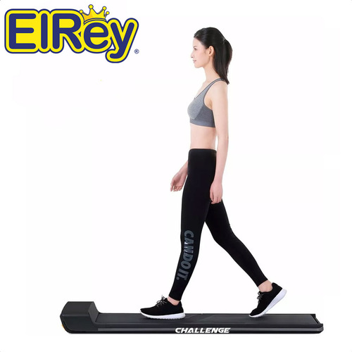 Caminador Eléctrico 2hp Plano Portátil Expert Control El Rey Color Negro
