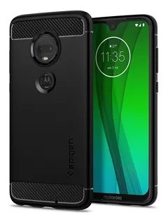 Funda Spigen Moto G7/g7 Plus [matte Black] Rugged Armor