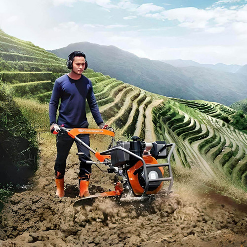 Motocultivador A Diesel Tf545de - Husqvarna (sem Bateria)