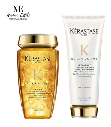 Kerastase Pack Shampoo + Acondicionador + Obsequio + Envio