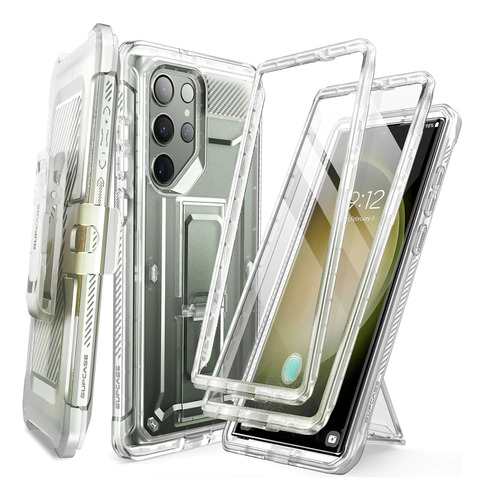 Case Supcase Para Galaxy S23 Ultra 2023 Protector 360° Clear