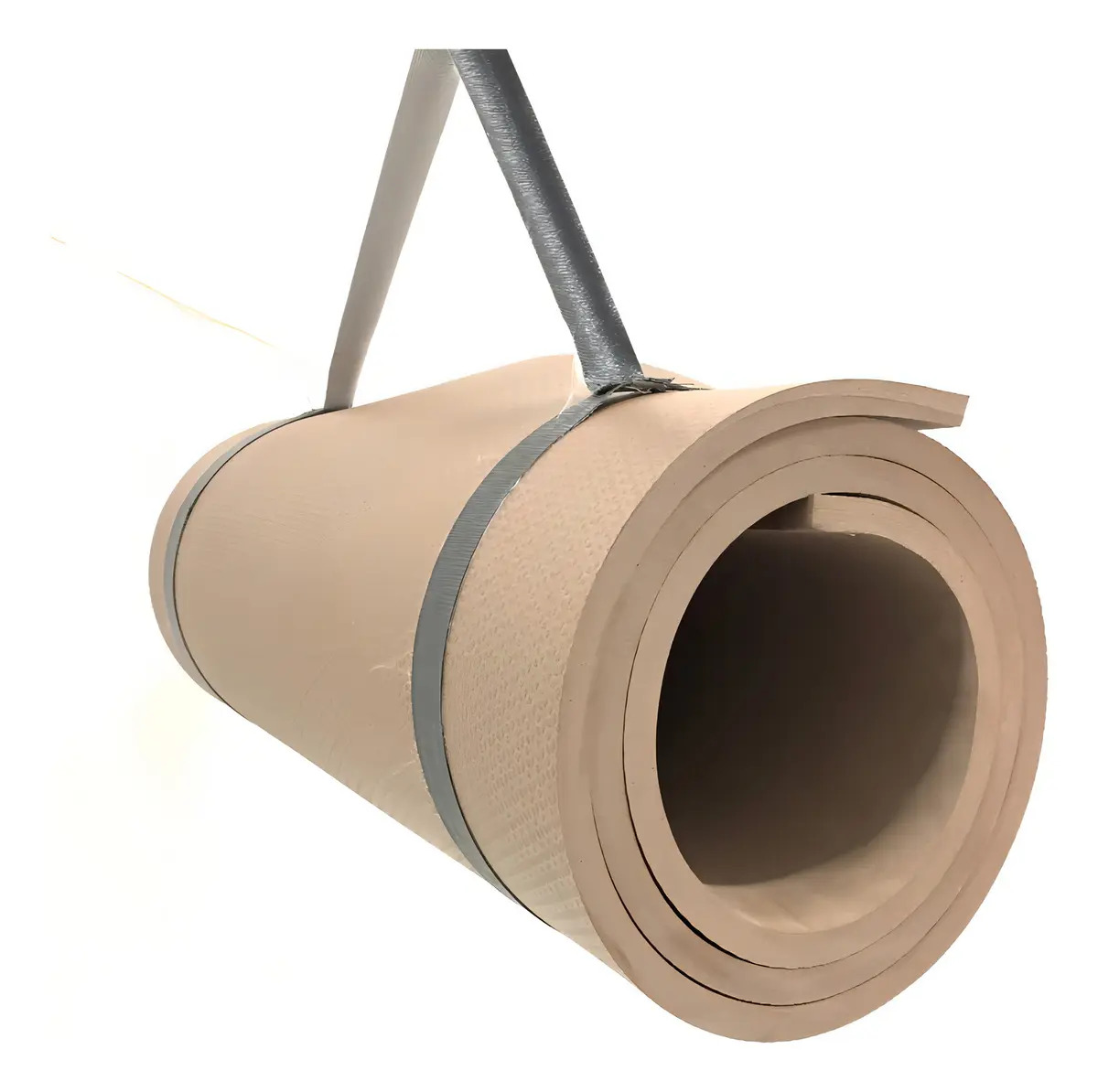 Tapete E.V.A. Antiderrapante 1cm Yoga Pilates CrossFit 170x55cm Marrom