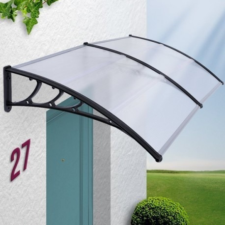 Alero De Policarbonato Transparente 1 X 0,8 M Toldo Ventana