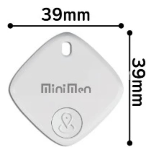 Smart Tag Compatível Find My Airtag Gps Rastreador Objetos