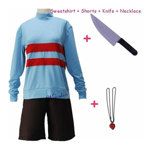Imagen 1 de 8 de Frisk Chara Undertale Cosplay Disfraz Hombres Mujeres Conjun