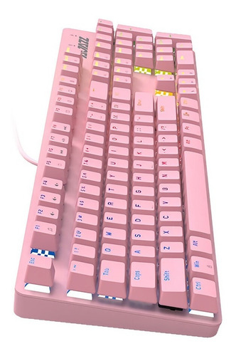Imagen 4 de 8 de Combo Teclado Mecánico + Mouse - Ajazz Watcher Ii Pro Sakura