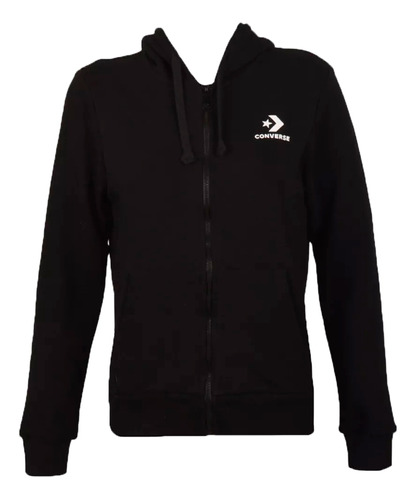 Campera Converse Lifestyle Mujer Nova M Negro Blw