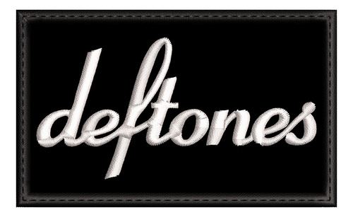 Parche Bordado Deftones Blacklabeldesigns