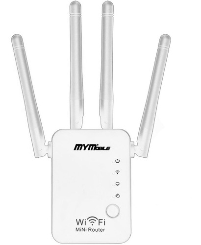 Repetidor Router Wifi Rompe Muros De 300 Mbps 4 Antenas