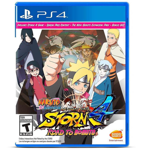 Jogo Namco Bandai Naruto Uns 4 Rd Boruto Ps4 Blu-ray