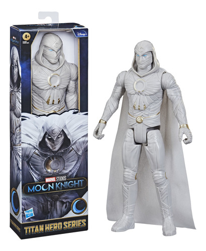 Imagen 3 de 3 de Figura Marvel Titan Hero Series 30 Cm Moon Knight Hasbro
