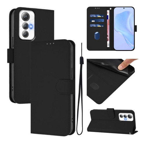Funda De Poliuretano De Color Liso Para Cubot Max 5