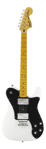 Guitarra eléctrica Squier by Fender Vintage Modified Telecaster Deluxe de tilo olympic white brillante con diapasón de arce