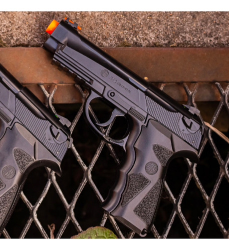 Pistola Airgun R12 Co2 4.5mm C12 Combo - Maleta E Esferas