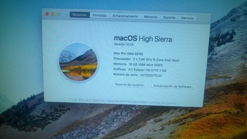 Mac Pro A1289 32gb 2 Teras 12 Core (Usado)